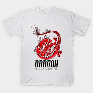 Red White Dragon T-Shirt